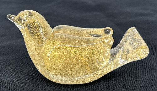 Murano glass bird - glass,