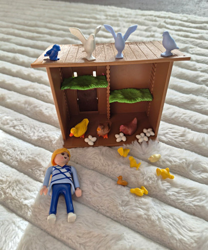 Playmobil bird aviary - playmobil, hen
