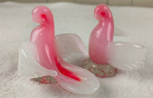 Vintage art glass - art, bird