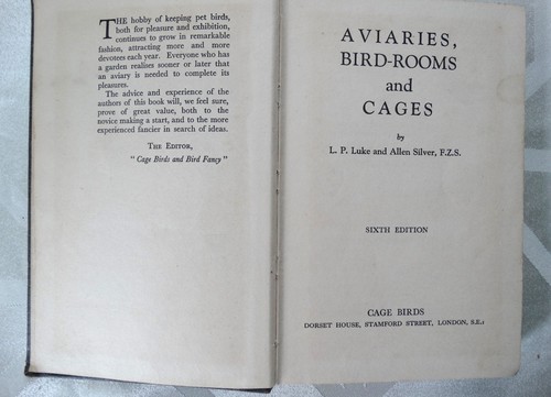 Vintage book aviaries - -,