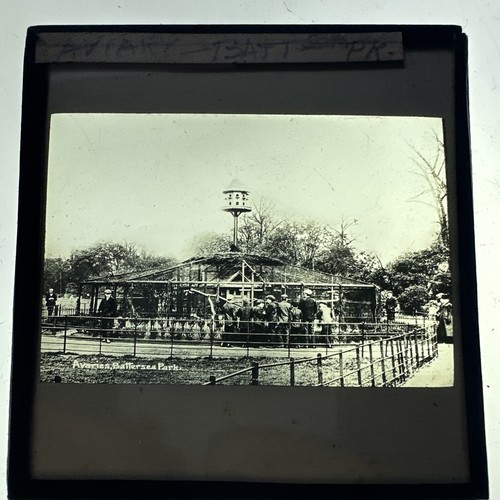 Antique magic lantern slide - antique,