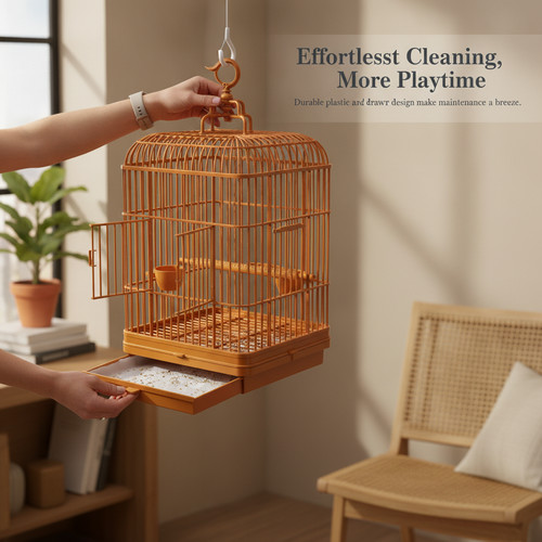 Domed plastic hanging - domed, bird