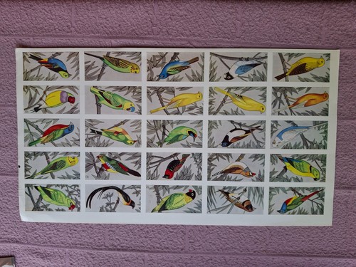 Complete set uncut sheet - set,