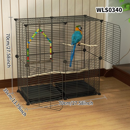 Metal parrot bird - cage, pigeon